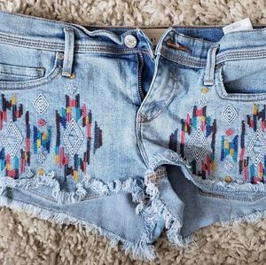 Denim shorts